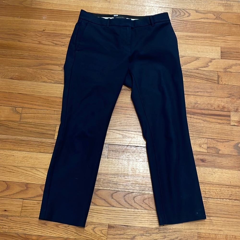Ann Taylor Navy ankle pants